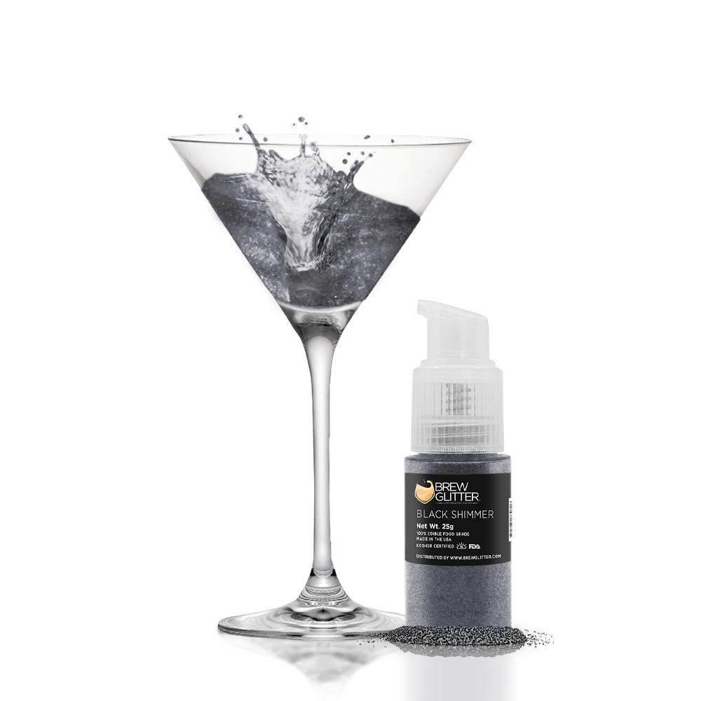 Buy Black Glitter - New Edible Black Dust Sparkle Drinks - Brewglitter